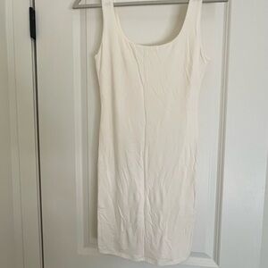 Naked Wardrobe White Mini Dress
